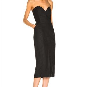 MARA HOFFMAN Little Black Midi Dress, size 4